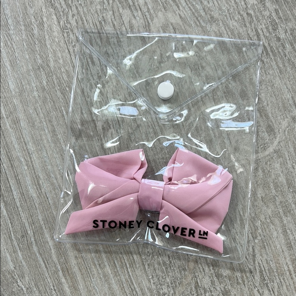 Stoney Clover Pink Bow